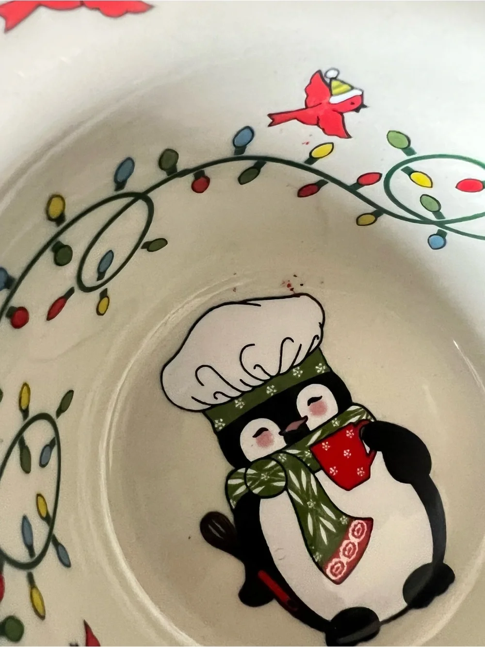 Temp-tations by Tara Christmas Nostalgic Figural 6-Cup Muffin Pan Red Birds